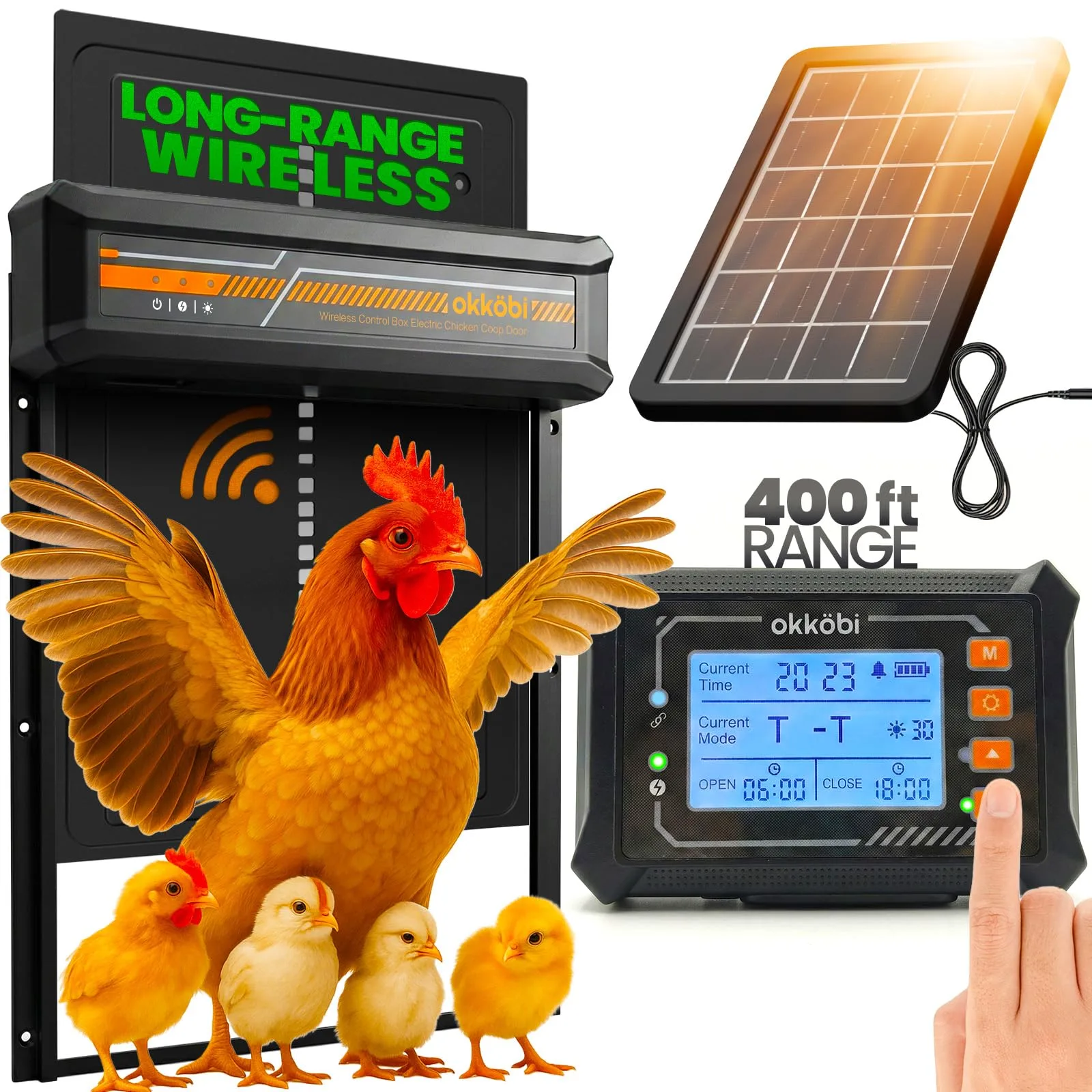 Porte Automatique de Poulailler Solaire